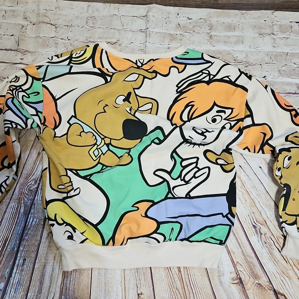 Scooby Doo Hanna Barbera Sweatshirt‎ And Scooby Plush Sz Medium